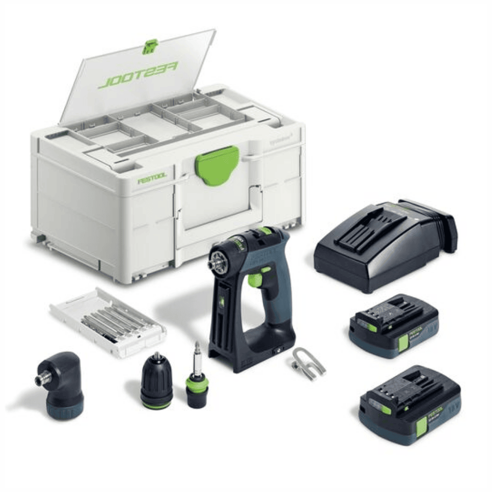 Festool Akülü Matkap Seti CXS 18 C 3.0 (576884)